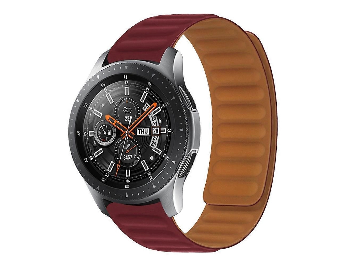 Pulseira De Silicone Magnética Em Cores Contrastantes