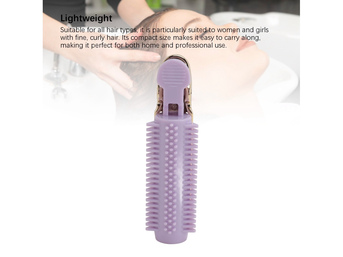 2026 4pcs Pinzas Volumizadoras de Pelo Con Dientes de Peine Huecos Resistentes Al Calor para Estilo de Volumen Instantáneo Morado