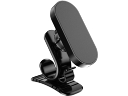 Suporte magnético compacto e ajustável para celulares no carro, organizador