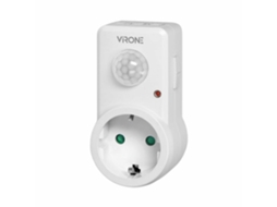 Ficha Elétrica Adaptadora 1x Schuko C/ Sensor Movimento VIRONE