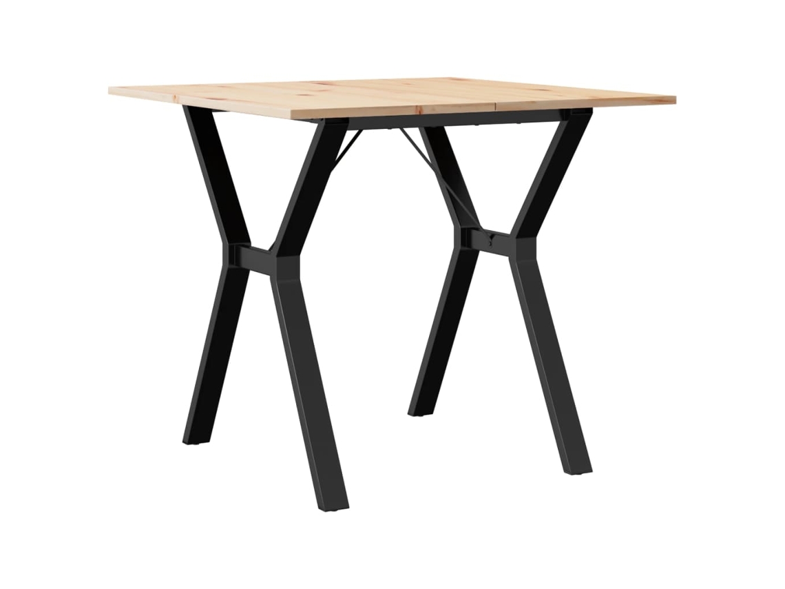 Dining Table, Dining Tables Vidaxl Marrom Madeira De Pinho (80 X 80 X 75 Cm)