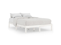 Bed Frame, Bed Frames Vidaxl Branco Madeira (180 X 200 Cm)