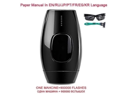 Depilador Ipl Permanente Com 1800000 Flashes, Depiladora Facial A Laser, Fotodepilador Indolor, Manual Multilíngue.