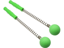 VYLARA Massageador De Mola De Silicone, Martelo De Massagem Multifuncional Para Alívio Incomparável, Pacote Com 2, Verde, Material Tpr, Amplamente Utilizado
