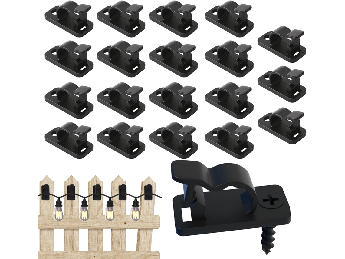 Conjunto De 20 Luzes De Crochê Resistentes Às Intempéries.