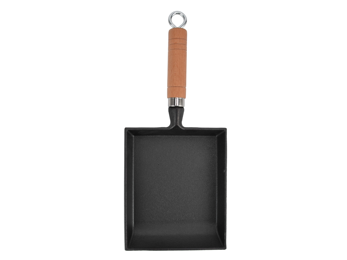 Frigideira de Ferro Fundido com Cabo de Madeira, 15,5 cm CHABERLU