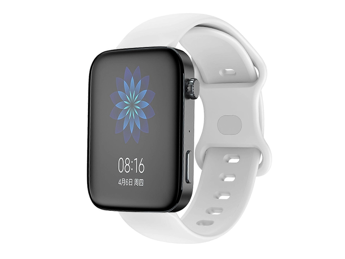 Pulseira De Silicone Com Fecho Borboleta De 18 Mm Para Xiaomi Mi Watch