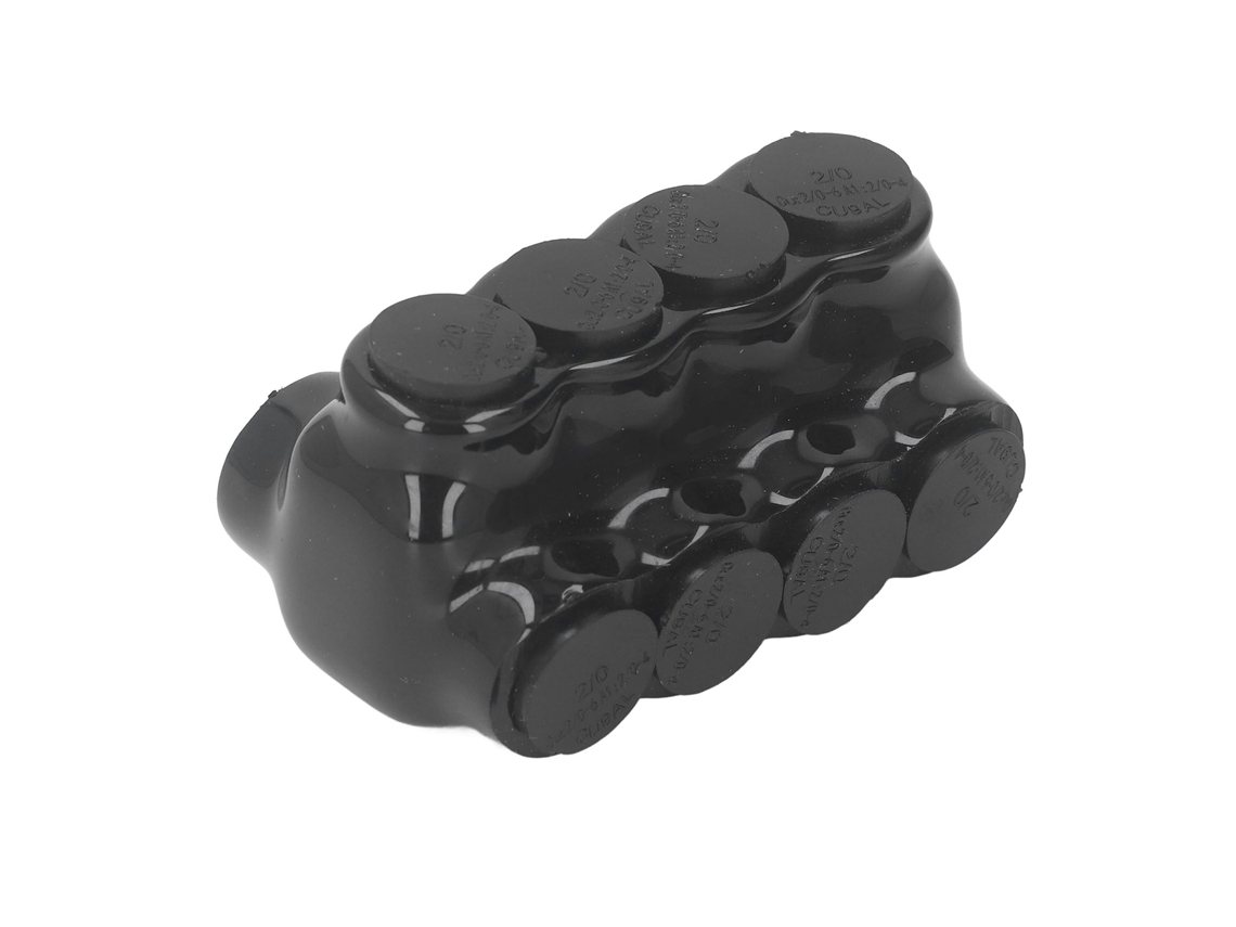 Conector Multi-cabo Laxiscreed De 4 Portas Com Isolamento Para Fios De Cobre E Alumínio