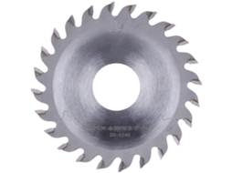 Lâmina de serra de liga metálica para marcenaria, 24 dentes, para corte e ranhura de madeira, 125x35x3-24t