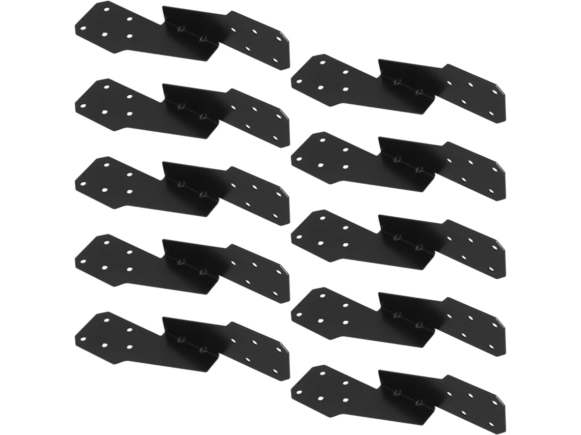Conjunto de 10 Suportes e Clipes para Móveis, Ideais para Sofás de Canto, Conectores para Áreas Externas e Fixações Invisíveis. SFUSHOS
