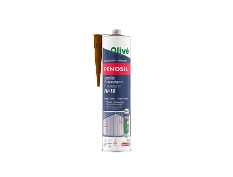 Cartucho De Massa De Poliuretano Marrom 300 Ml. Selante De Poliuretano, Selante De Cimento, Tijolo, Cerâmica, Metais Penosil