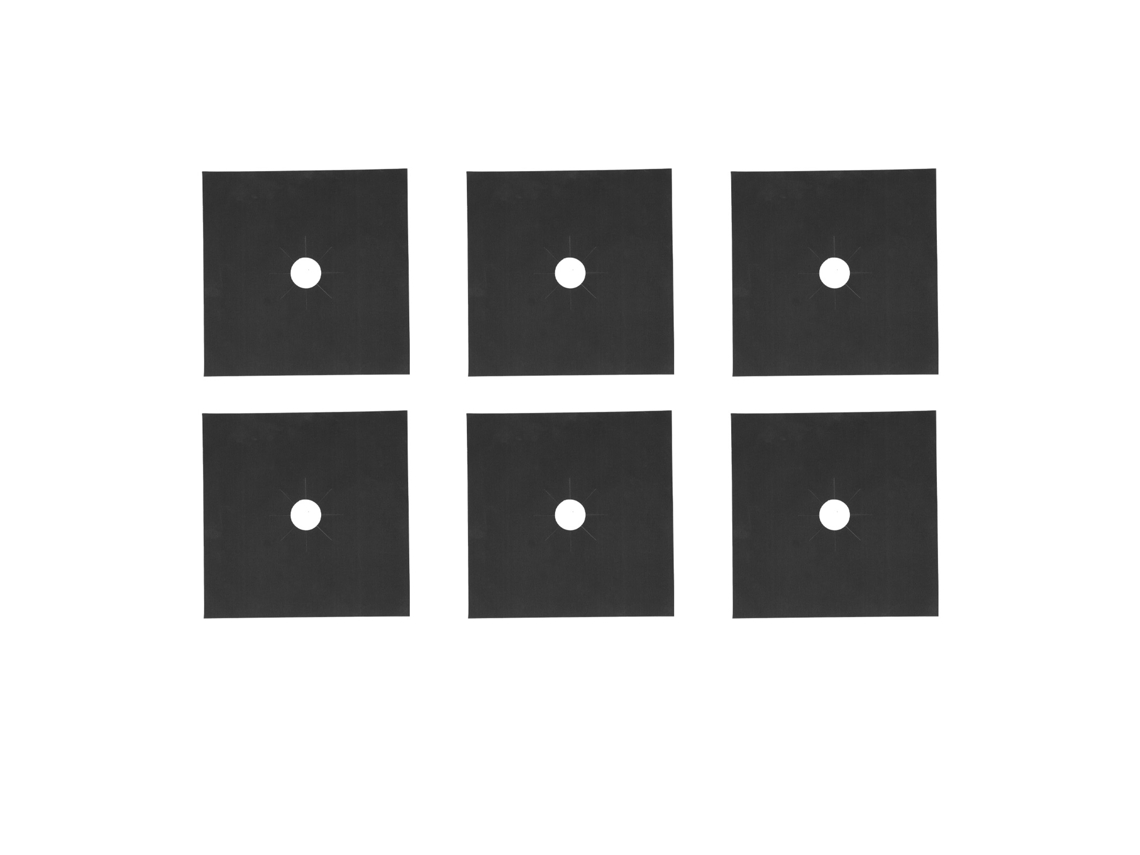 Capas de Queimador LAXISCREED Antiaderente Reutilizáveis 6pcs