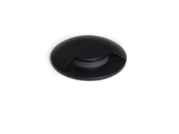 Baliza Led Exterior De 3 W Embutida No Chão 1l 24v Dc 4000k Preto Branco Neutro