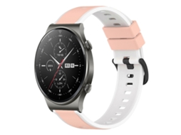 Pulseira De Silicone Bicolor De 22 Mm Para Huawei Gt2 Pro