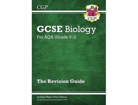 Livro gcse biology aqa revision guide - higher includes online edition, videos & quizzes de cgp books (inglês)
