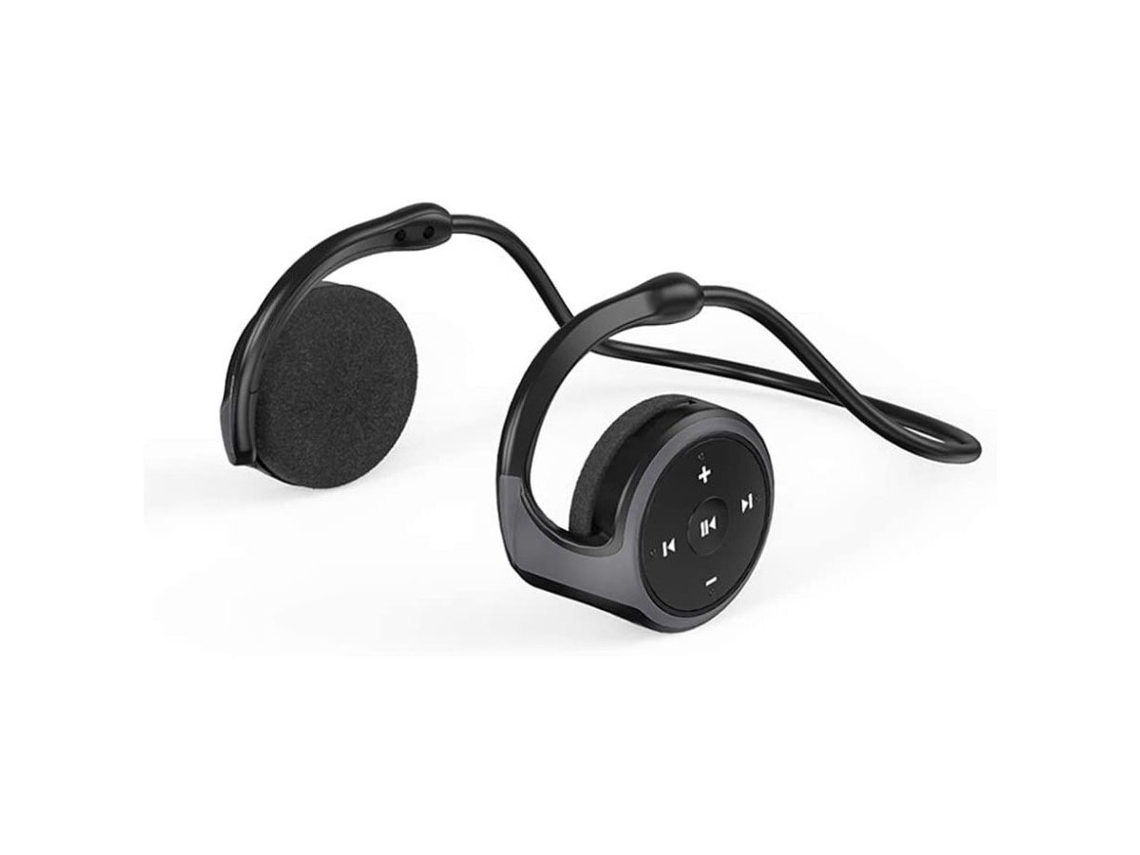 Fones De Ouvido Esportivos Sem Fio Bluetooth, Dobráveis E Leves, Som Estéreo Sem Fio, Suporte Para Cartão De Memória - Preto