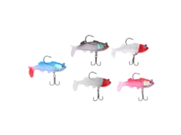 Lead-packaged Soft Bait Lure (attracts Fish, Easy To Hook) 5-pack