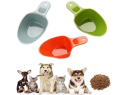 Colher Para Comida De Animais De Estimação 3 Tamanhos Medidos 1 Xícara Prato De Alimentação Cão Gato