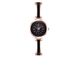 Relógio de Pulso Feminino de Quartzo com Pulseira de Liga Ajustável para Dia a Dia e Presente