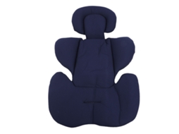 Mali inserto Macio Universal para Assento de Carro Bebê Lavável com Suporte Lombar Azul Escuro