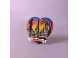 Ímãs De Geladeira Europeus (bélgica) - Bélgica, Luxemburgo, Torre Eiffel