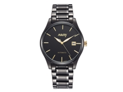 Reloj De Pulsera Mecánico Para Hombres Nary Con Esfera Redonda Y Lente De Zafiro