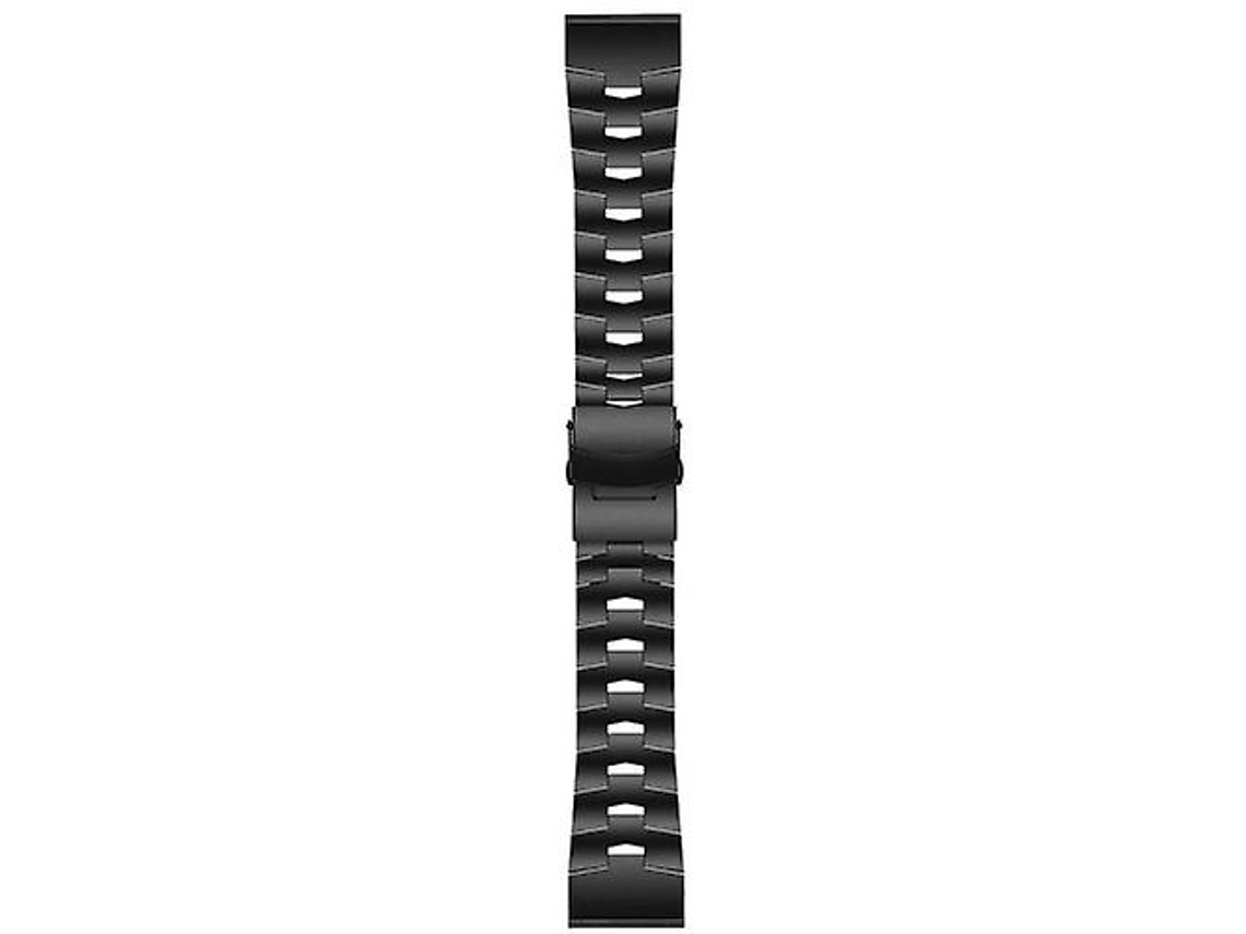 Bracelete para Garmin Descent G1 22Mm Liga de Titânio Faixa de Relógio de Liberação Rápida Preta VENISYMLIS