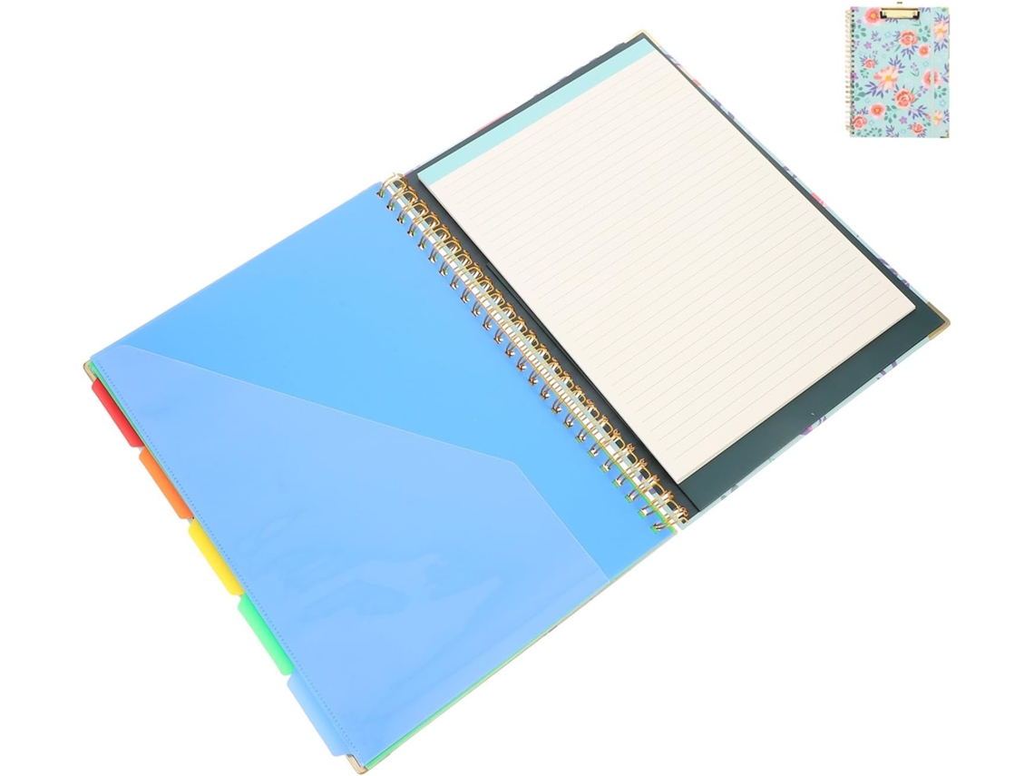 Bloco De Clips E Organizador Arquivos Multifuncional Verde Decoração Escolar Pranchetas Escritório
