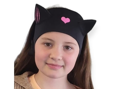 Faixa de Natação Preta com Orelhas de Gato 58 Cm HOREND GOED