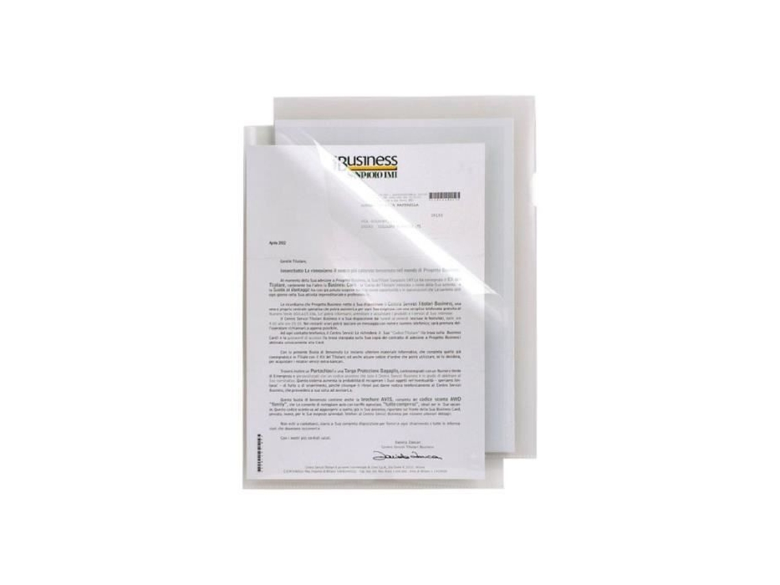 Sei Poli T 150 Pasta de Canto A4 Transparente Pacote com 50