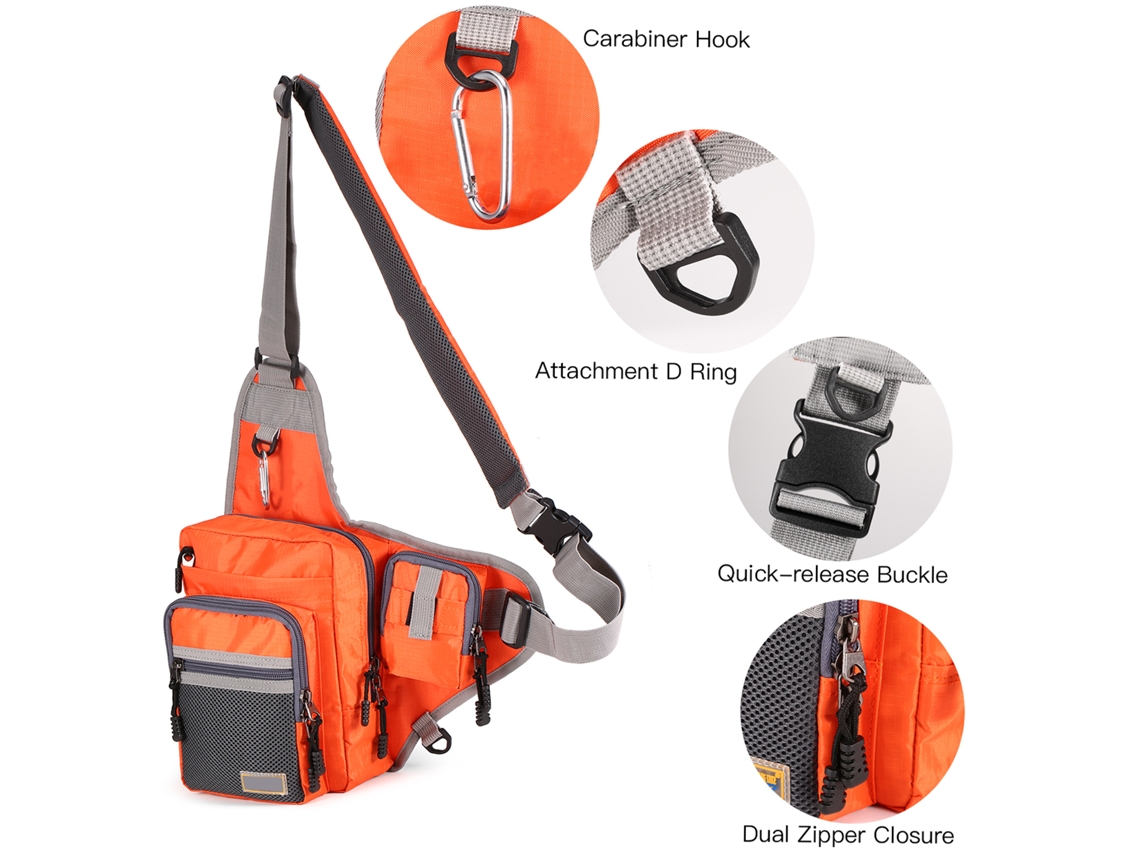 Bolsa de Pesca Impermeável 32x39x12cm S/MARCA