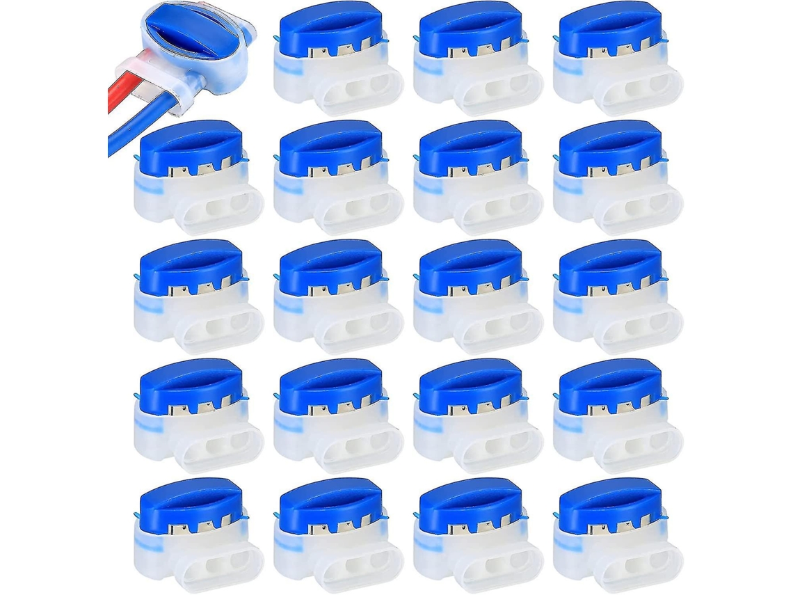 20 Conectores De Cabo Preenchidos Com Resina Para Cortadores Grama Robóticos Automower