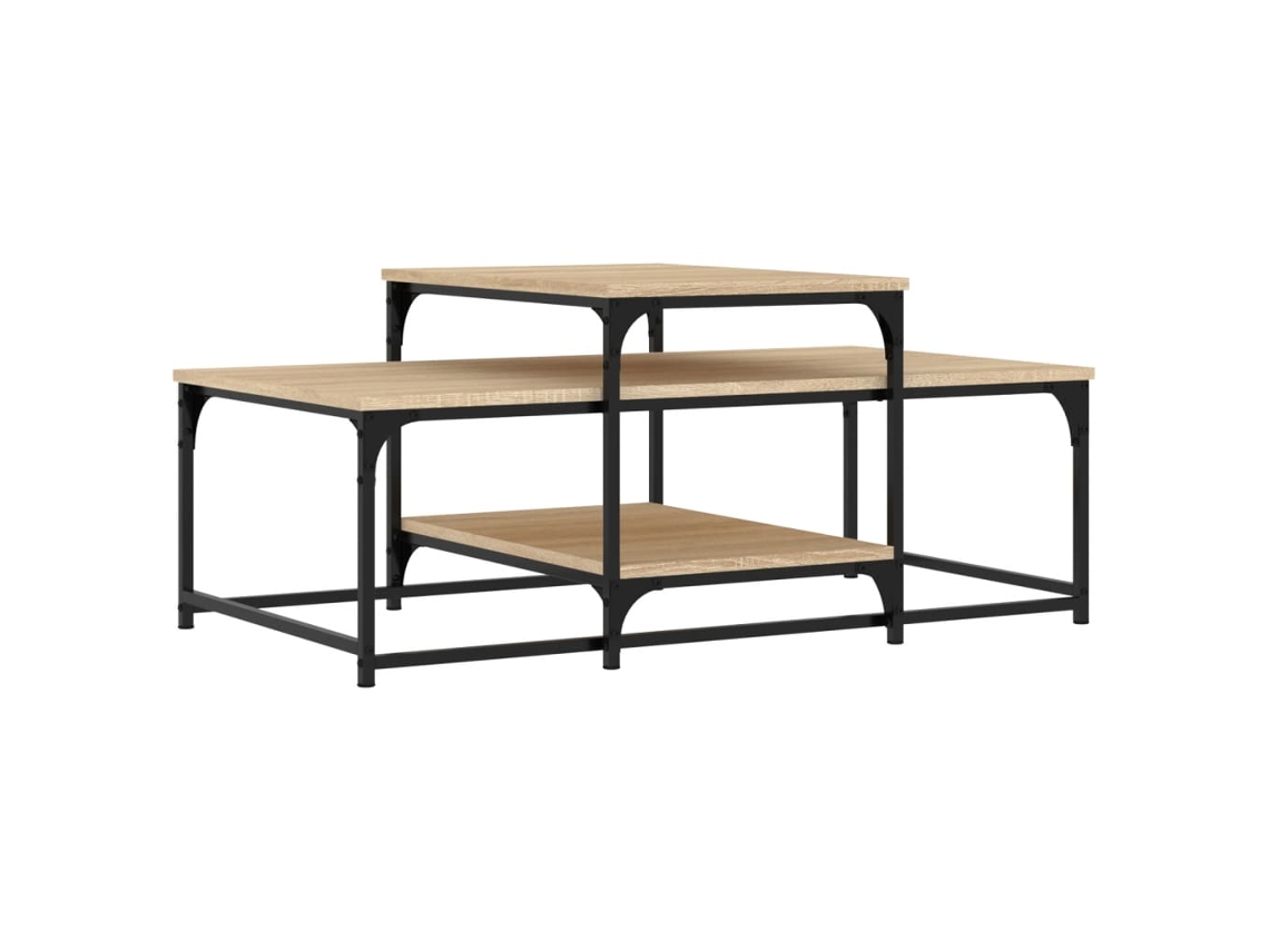 Coffee Table, Coffee Tables Vidaxl Marrom Madeira Processada (n/a)