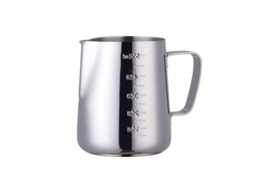 2026-jarron De Espuma De Leche De Acero Inoxidable Con Escala Interna Para Café Expresso Accesorios Plata