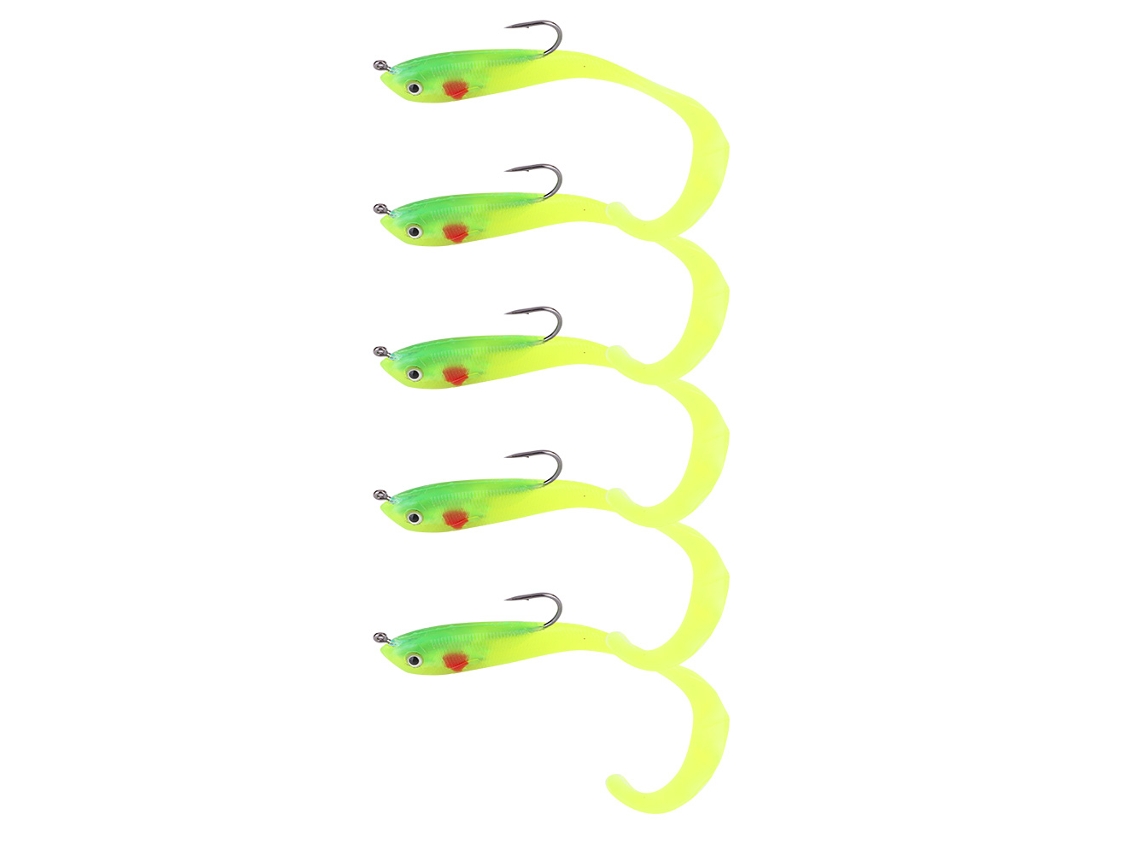 Isca Artificial Peixe 5pcs com Gancho So050 1