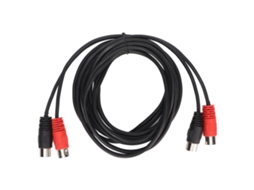 Aetheria cabo Din 5pin Macho para Macho 2 Din Estável Transmissão Tv Câmera Luz Led
