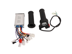 Controlador de Motor de Indução 24V 36V 350W para Bicicleta, com Mando de Aceleração Rotativo