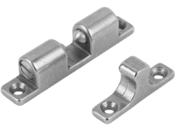 Fecho De Pressão Para Armário, Aço Inoxidável, 70 Mm, Com Rolete E