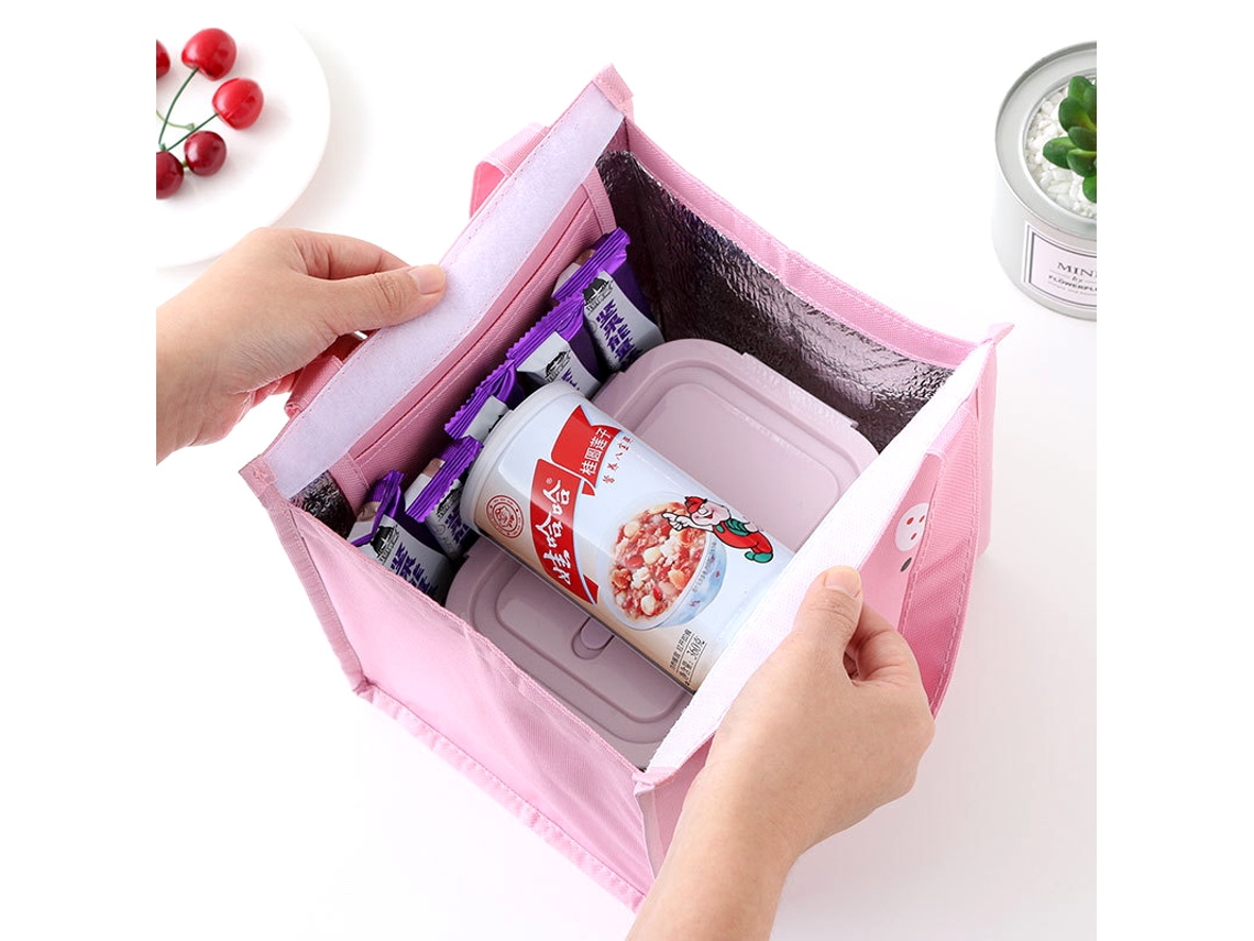 Lurelia Bolsa Térmica Para Almoço Isolado Portátil Preto Azul