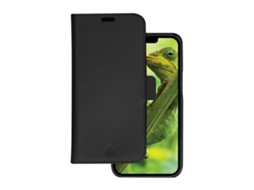 Capa Fólio para iPhone 14 Pro Max DBRAMANTE1928 Pele Preto