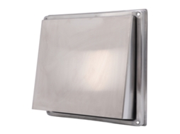 Tampa de Ventilação Parede Exterior 100mm Aço Inox Sus304