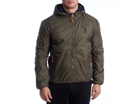 Jaqueta Masculina Us Polo Assn Reversível Verde (54)