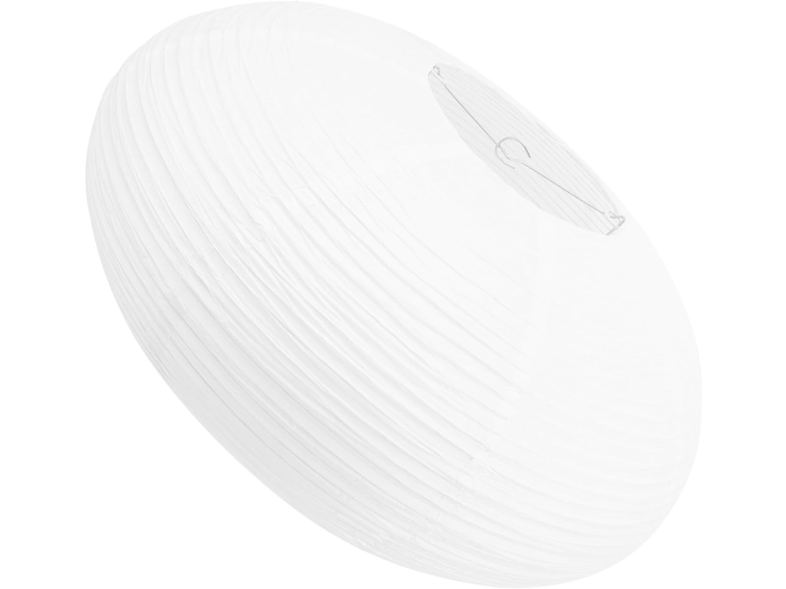 Luminária Suspensa De Papel Branco Para Difusão Suave De Luz E Design Diy Para Decoração.