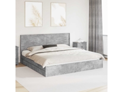 Vidaxl Estrutura De Cama Com Armazenamento E Cabeceira