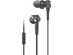 Auriculares com Fio SONY Mdr-Xb55Ap (In Ear - Microfone - Preto)