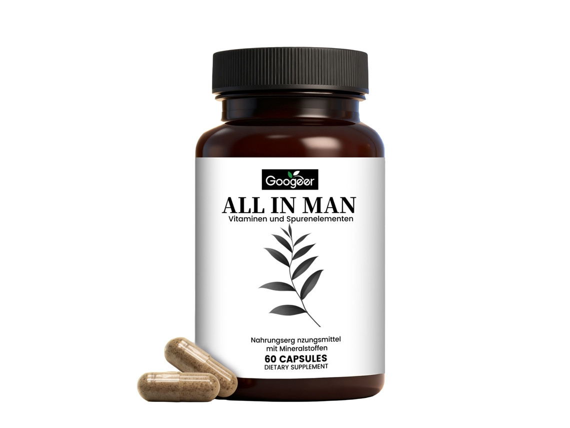 Cápsulas Googeer para Vitalidade Masculina e Cuidado Natural LAXISCREED