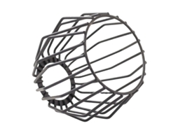 Pantalla de hierro hueca para lámpara colgante, lámpara de lectura o farol - aquaforge