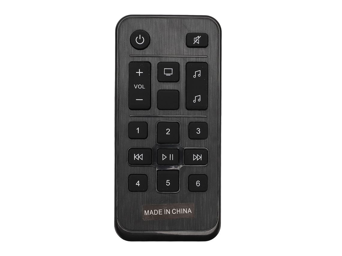 Controle remoto Mali, substituto, para soundbar 900, 500, operado por bateria, ABS | S/MARCA