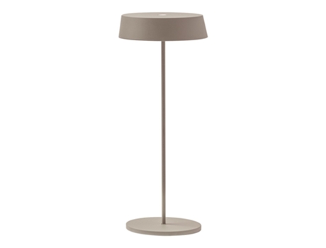 Candeeiro de Mesa Led Inemuri Cipria com Usb Touch Recarregável e Regulável 12H de Autonomia ROSSINI ILLUMINAZIONE