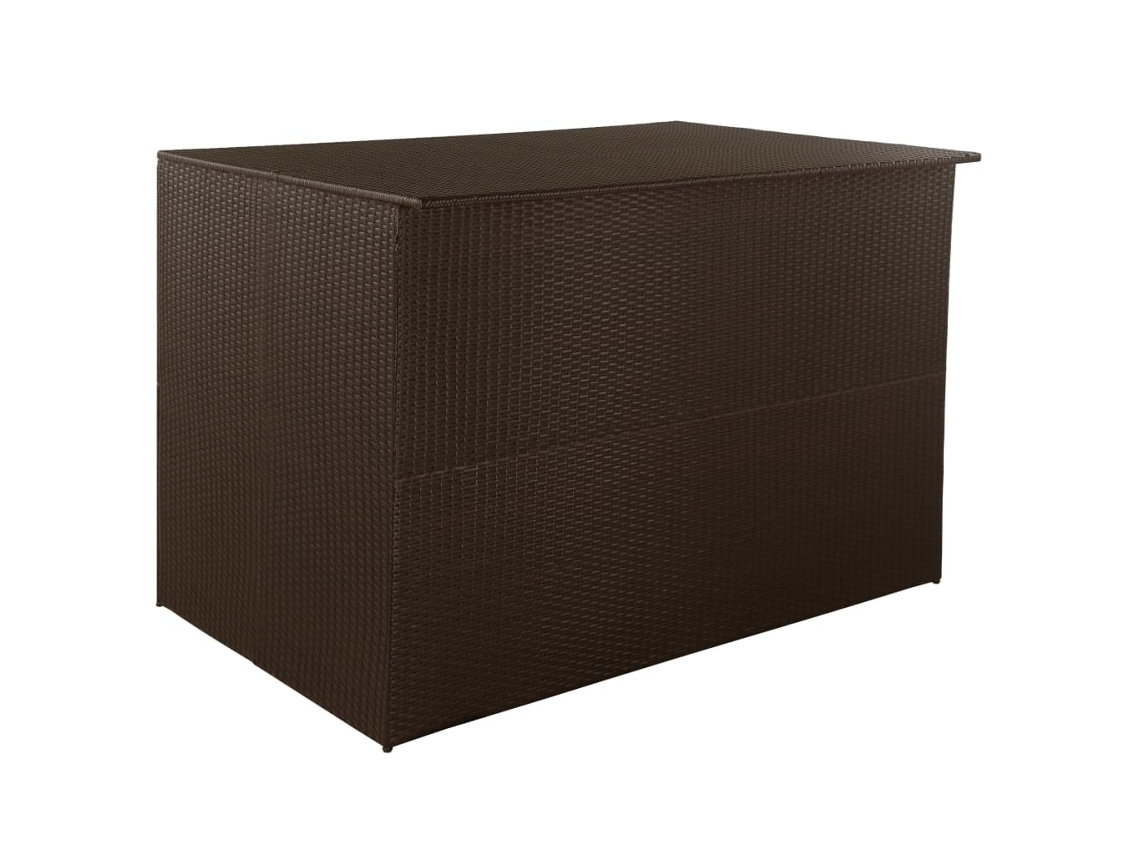 Outdoor Storage Box, Outdoor Storage Boxes Vidaxl Marrom Rattan / Vime (n/a)